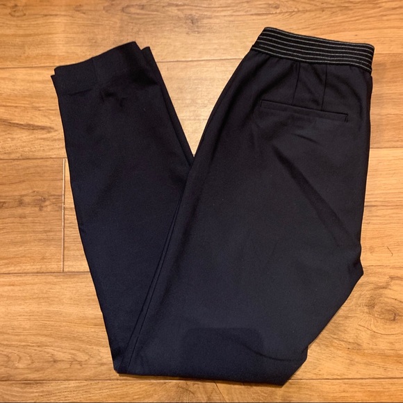 Zara Women’s Navy Skinny Trousers Pants Small - Picture 1 of 9